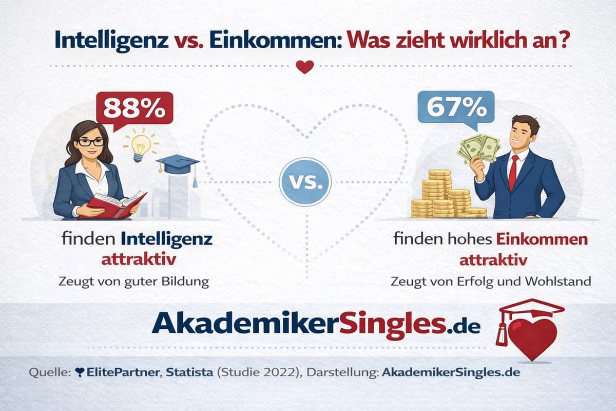 Intelligenz vs. Einkommen: Was zieht wirklich an?